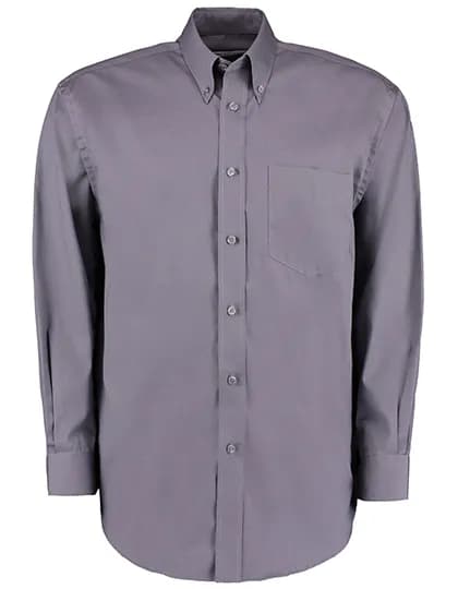 Men´s Classic Fit Premium Oxford Shirt Long Sleeve - Charcoal