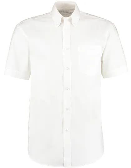 Men´s Classic Fit Premium Oxford Shirt Short Sleeve - White