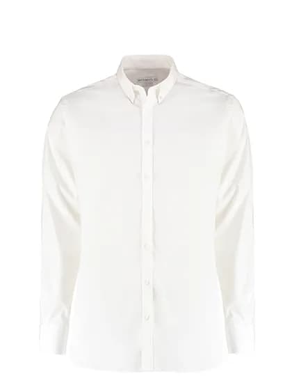 Men´s Slim Fit Stretch Oxford Shirt Long Sleeve - White