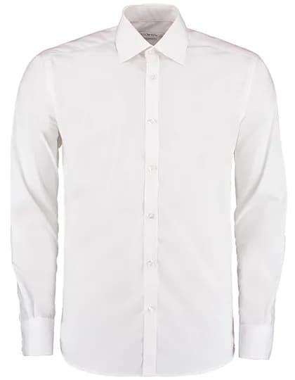 Men´s Slim Fit Business Shirt Long Sleeve - White