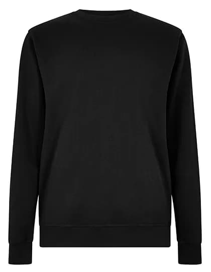 Regular Fit Pique Sweatshirt - Black