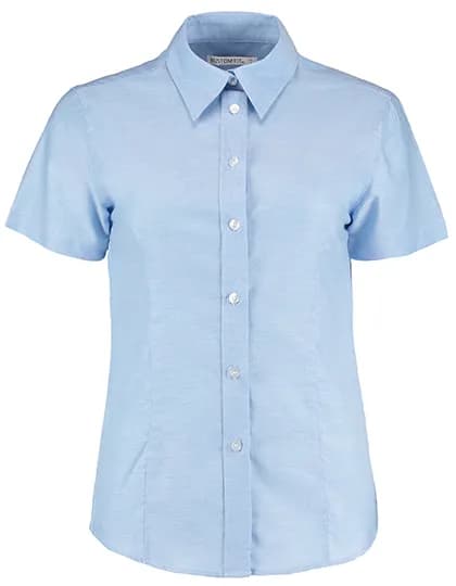 Women´s Tailored Fit Workwear Oxford Shirt Short Sleeve - Light Blue