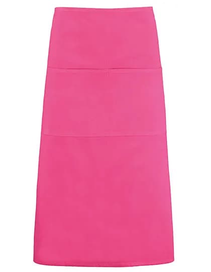 Long Superwash® 60º Bar Apron Unisex - Raspberry