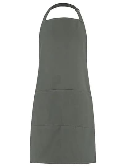 Bib Superwash® 60º Pocket Apron Unisex - Dark Grey