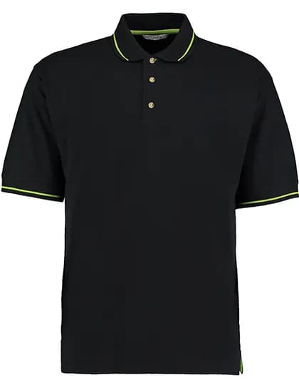 Classic Fit St. Mellion Polo - Black/Lime