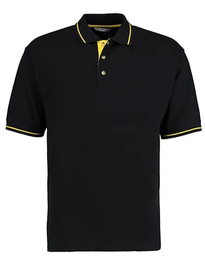 Classic Fit St. Mellion Polo - Black/Yellow