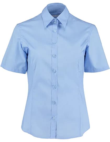 Women´s Tailored Fit Business Shirt Short Sleeve - Light Blue