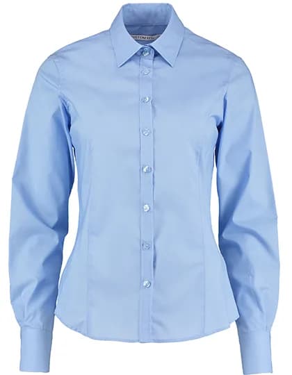 Women´s Tailored Fit Business Shirt Long Sleeve - Light Blue