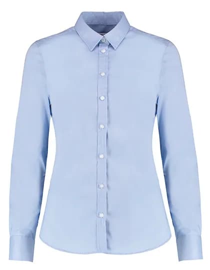 Women´s Tailored Fit Stretch Oxford Shirt Long Sleeve - Light Blue