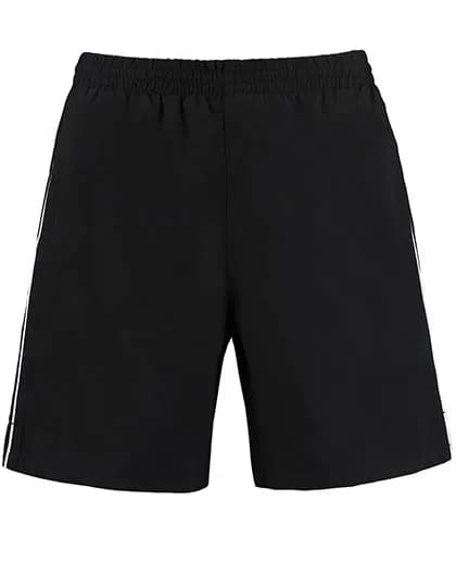 Classic Fit Track Short - Black/White