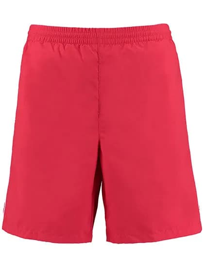 Classic Fit Track Short - Red/White