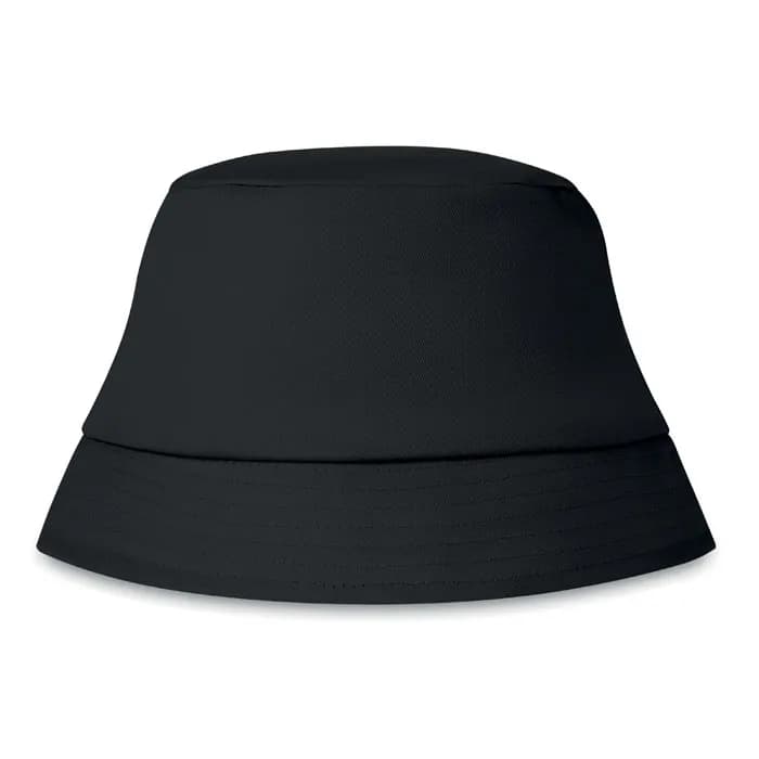 BUCKET HAT BAUMWOLLE 160 G/M² - BILGOLA - Schwarz
