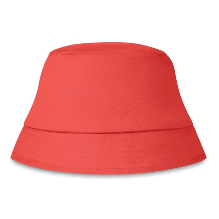 BUCKET HAT BAUMWOLLE 160 G/M² - BILGOLA - Rot