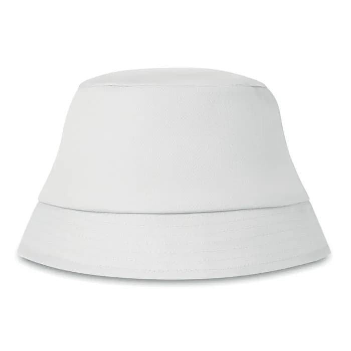 BUCKET HAT BAUMWOLLE 160 G/M² - BILGOLA - Weiß
