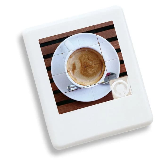 Schiebpuzzle - DIVER - Weiß