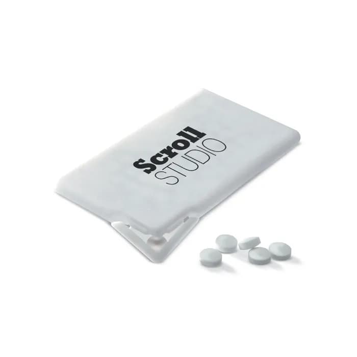 Pfefferminzspender - MINTCARD - Weiß