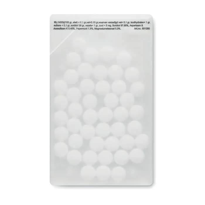 Pfefferminzspender - MINTCARD - Transparent