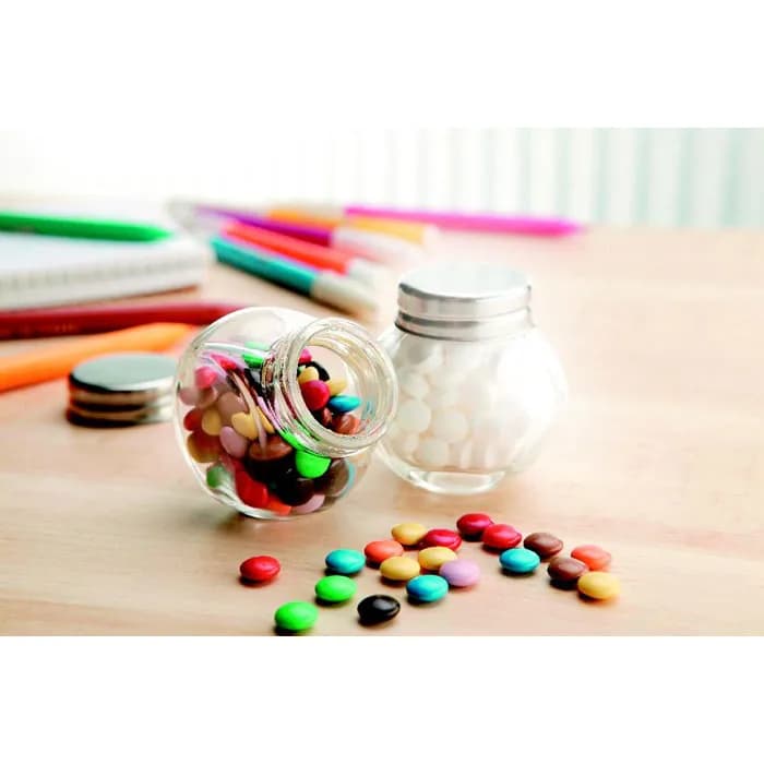 Schokolinsen im Glasspender - CHOCKY - Multicolour