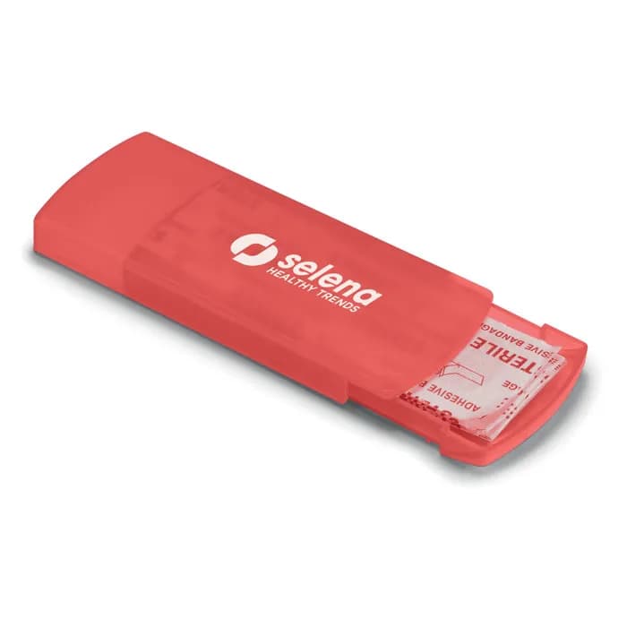 Pflasterbox - EVAN - Transparent Rot