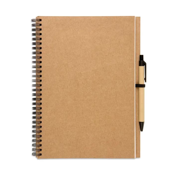 Recyceltes Notizbuch - BLOQUERO PLUS - Beige