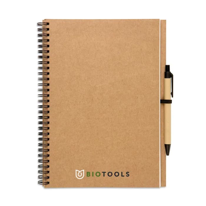 Recyceltes Notizbuch - BLOQUERO PLUS - Beige