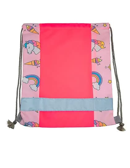 Childrens Gym Bag Action Line - Pink/Unicorn