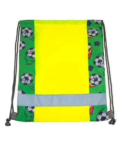 Childrens Gym Bag Action Line - Yellow/Soccer