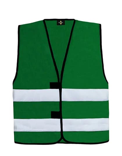 Kids´ Hi-Vis Functional Safety Vest Aarhus - Forest Green