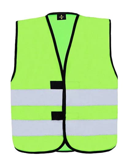 Kids´ Hi-Vis Functional Safety Vest Aarhus - Lime Green