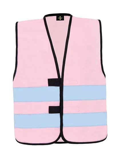 Kids´ Hi-Vis Functional Safety Vest Aarhus - Pink