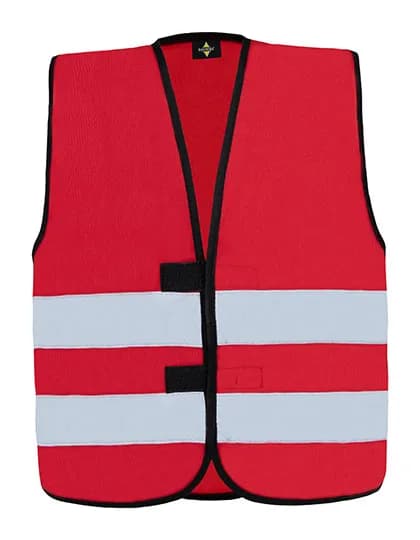Kids´ Hi-Vis Functional Safety Vest Aarhus - Red