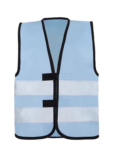 Kids´ Hi-Vis Functional Safety Vest Aarhus - Sky Blue