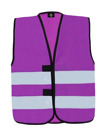 Kids´ Hi-Vis Functional Safety Vest Aarhus - Violett