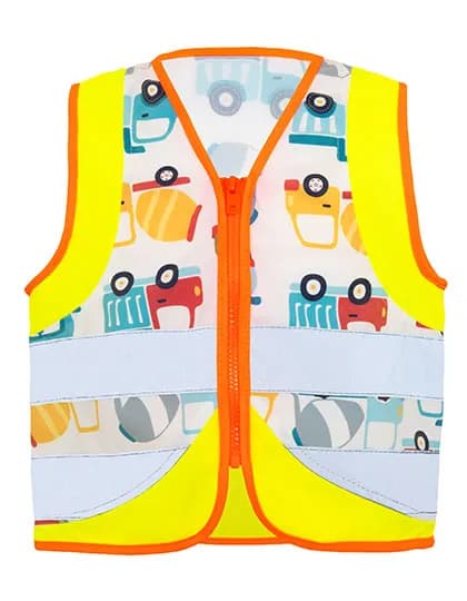 Children´s Safety Vest Action Vehicle Fun CO² Neutral - Construction Vehicles