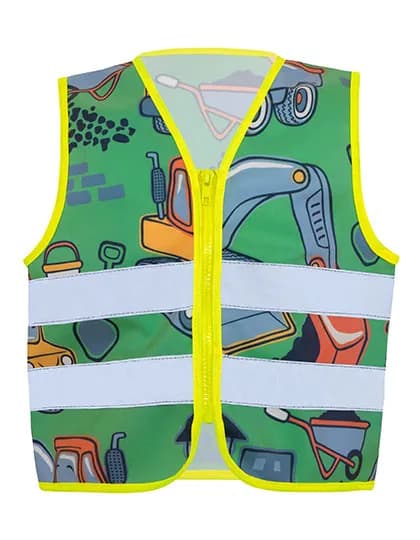 Children´s Safety Vest Action Working Heroes CO² Neutral - Construction site