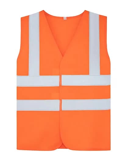 Childrens Safety Vest Esbjerg - 4 Reflective Stripes - Signal Orange