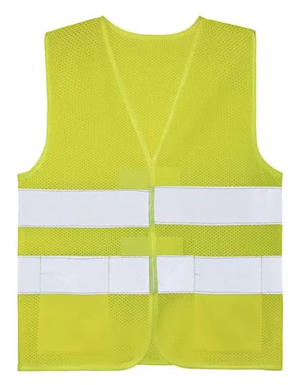 Mesh Safety Vest for Children Korfu - Signal Yellow