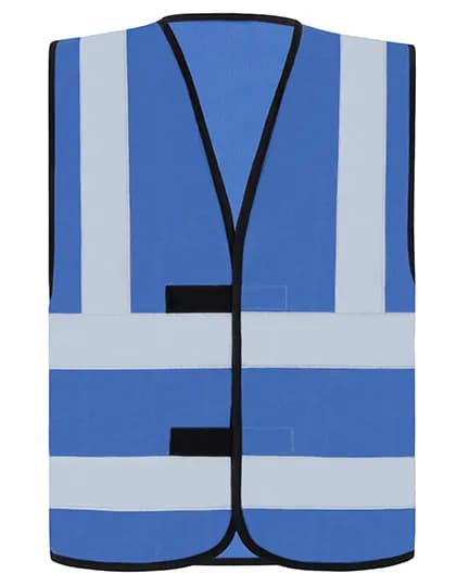 Hi-Vis Safety Vest With 4 Reflective Stripes Hannover - Blue
