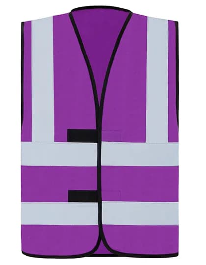 Hi-Vis Safety Vest With 4 Reflective Stripes Hannover - Violett