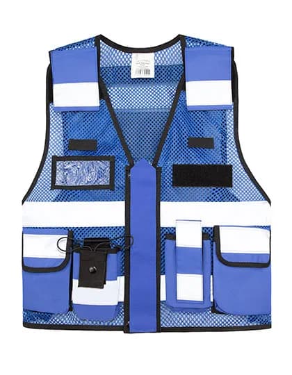 Mesh Tactical Vest Sparta - Royal Blue