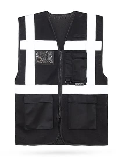 Mesh Multifunctional Vest Larisa - Black