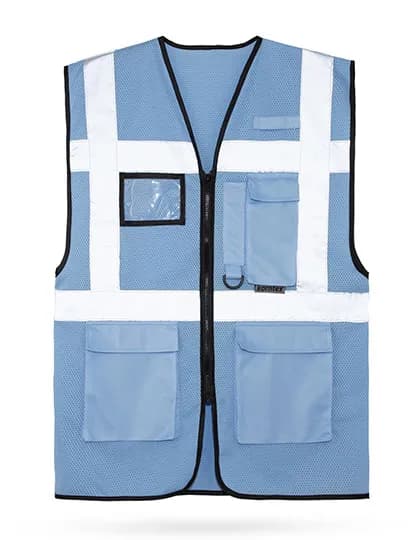 Mesh Multifunctional Vest Larisa - Sky Blue