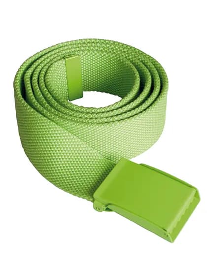 Trendy Promotional Belt Basel - Lime Green