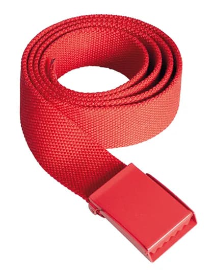 Trendy Promotional Belt Basel - Red