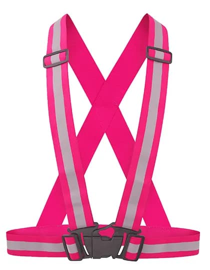 Elastic Hi-Vis Body Belt Prague - Pink