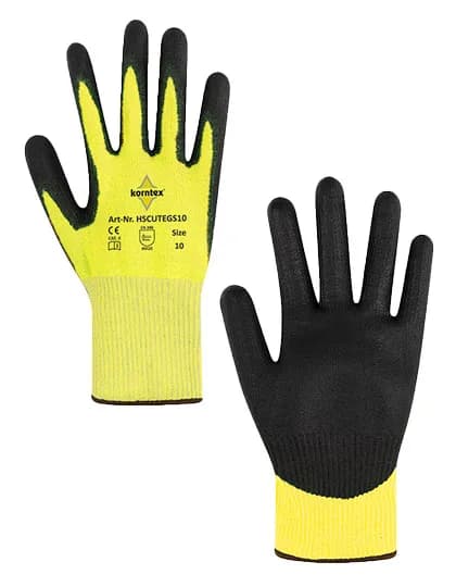 Cut-Resistant Gloves Adana - Yellow/Black