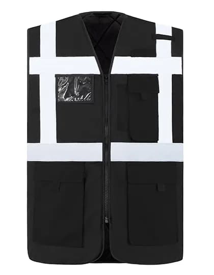 Padded Comfort Executive Safety Vest Wismar CO² Neutral - Black