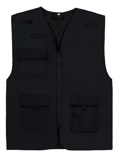 Padded Multifunctional Work Vest Kiel CO² Neutral - Black