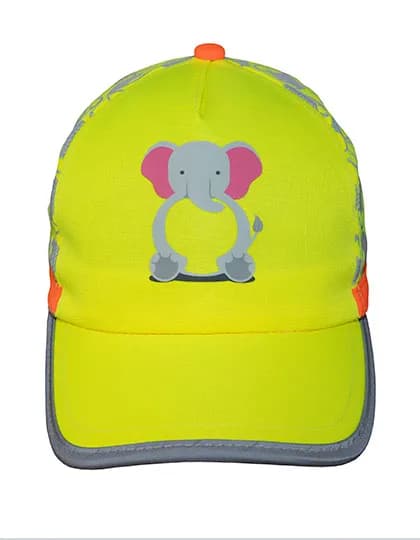 Cap for Kids Funtastic Wildlife - Elephant Yellow