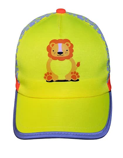 Cap for Kids Funtastic Wildlife - Lion Yellow
